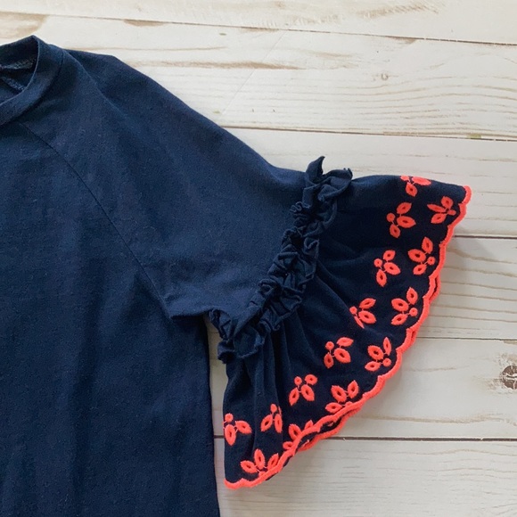 Girls J. Crew Crewcuts Bell Sleeve Top - Picture 3 of 5